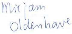 Mirjam Oldenhave